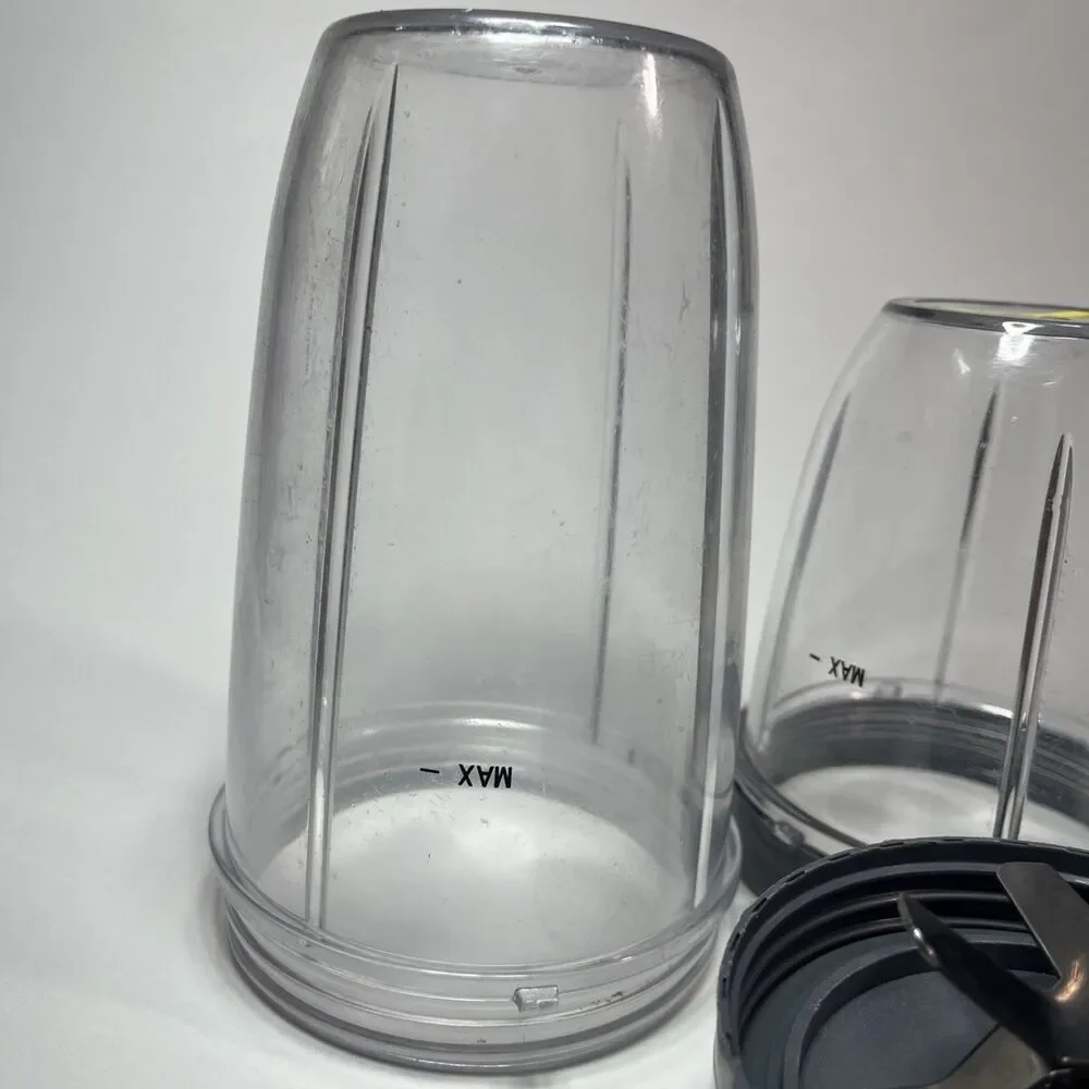Replacement Blending Cups & Blade Compatible With Magic Bullet ,3 pieces